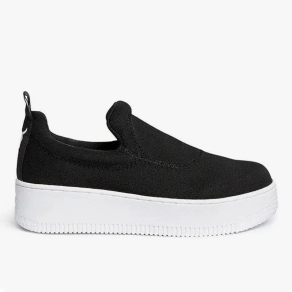 Windsor Smith 50mm Speedy Nylon Mesh Slip On Sneakers in Black - Picture 1 of 12